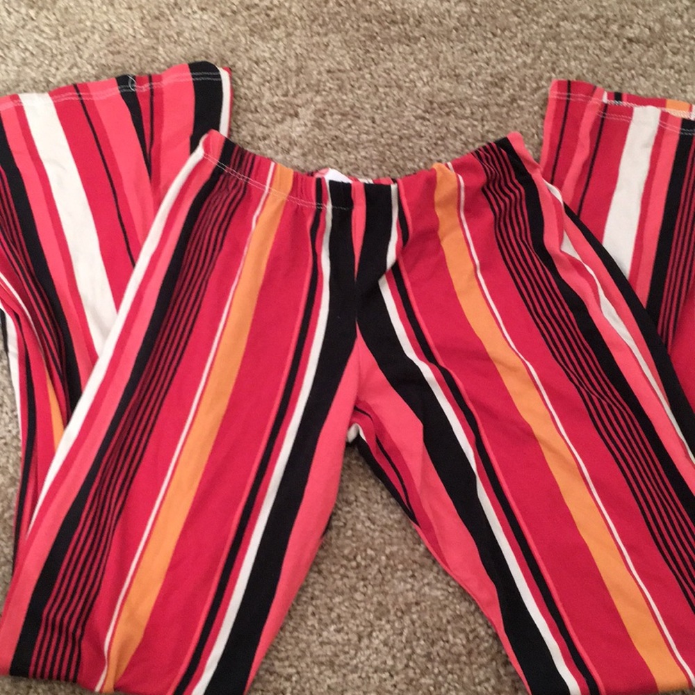 Red Bell Bottom Pants